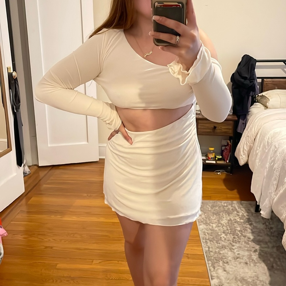 Oh Polly: Asymmetrical Cut Out Dress